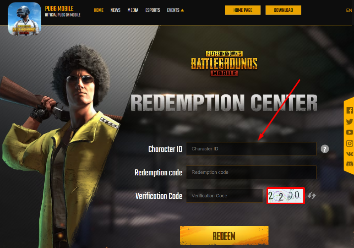 How to use free redeem codes for pubg?