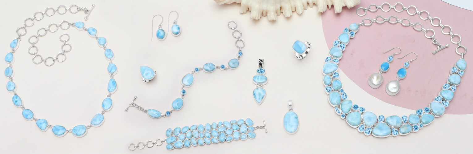 Larimar Jewelry Trends: How to Style This Tranquil Blue Stone