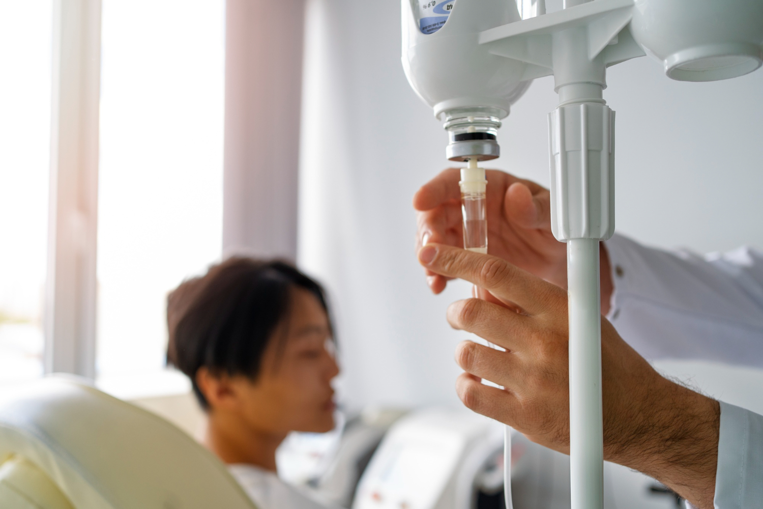 IV drips put vitamins and minerals straight into your blood. A nurse inserts a small needle into your arm. Then nutrients flow directly to your cells.