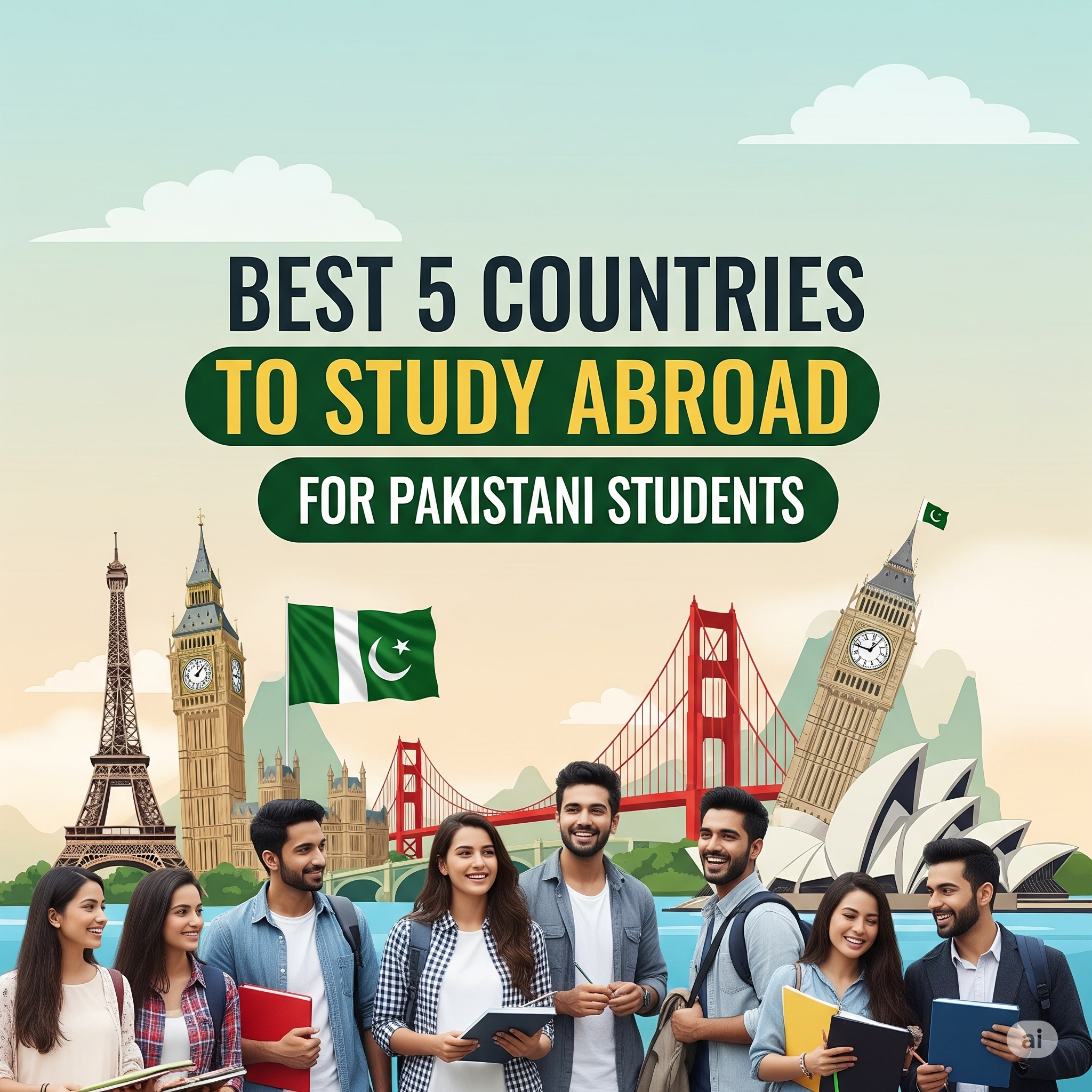 Best 5 Countries to Study Abroad for Pakistani Students