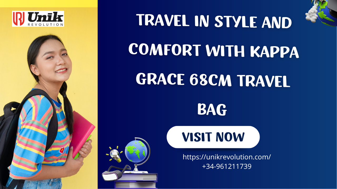 Travel in Style and Comfort with Kappa Grace 68cm Travel Bag