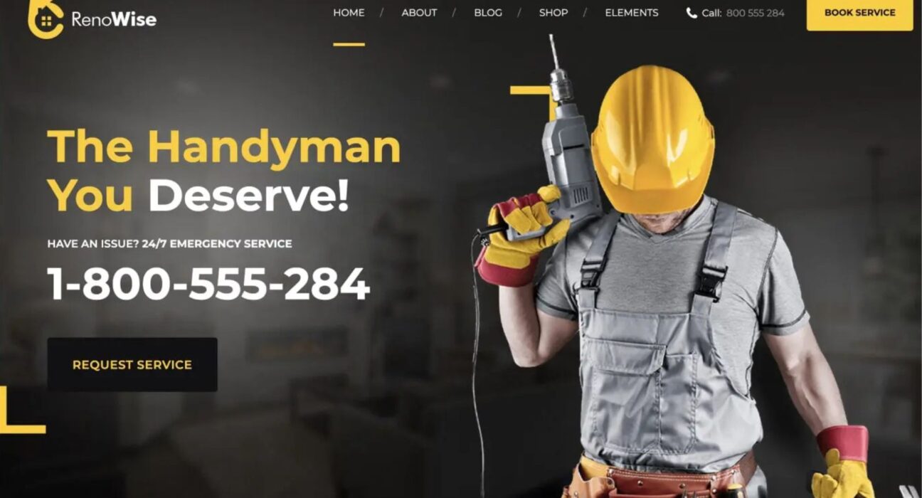 Why Free Handyman WordPress Theme is Ideal for Service Pros
