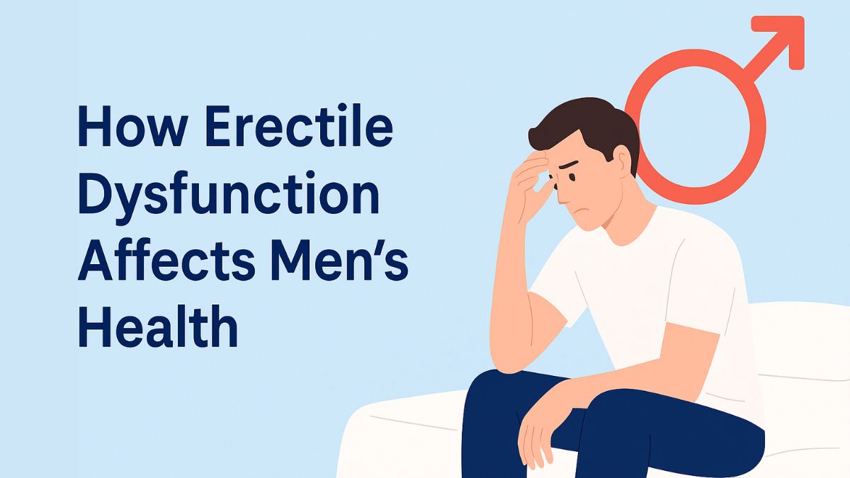 a man is anxious due to erectile dysfunction