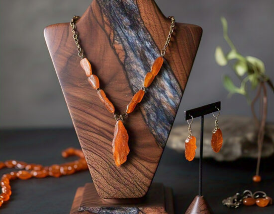 orange kyanite jewelry