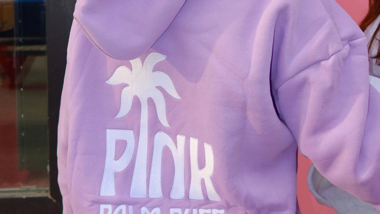 Pink Palm Puff Pajamas