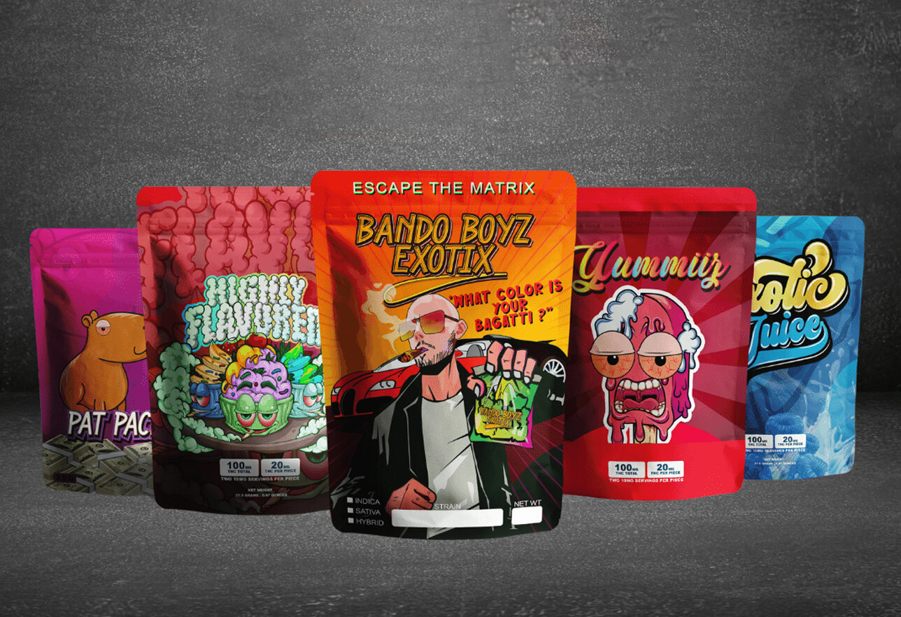 Custom Mylar bags with logo