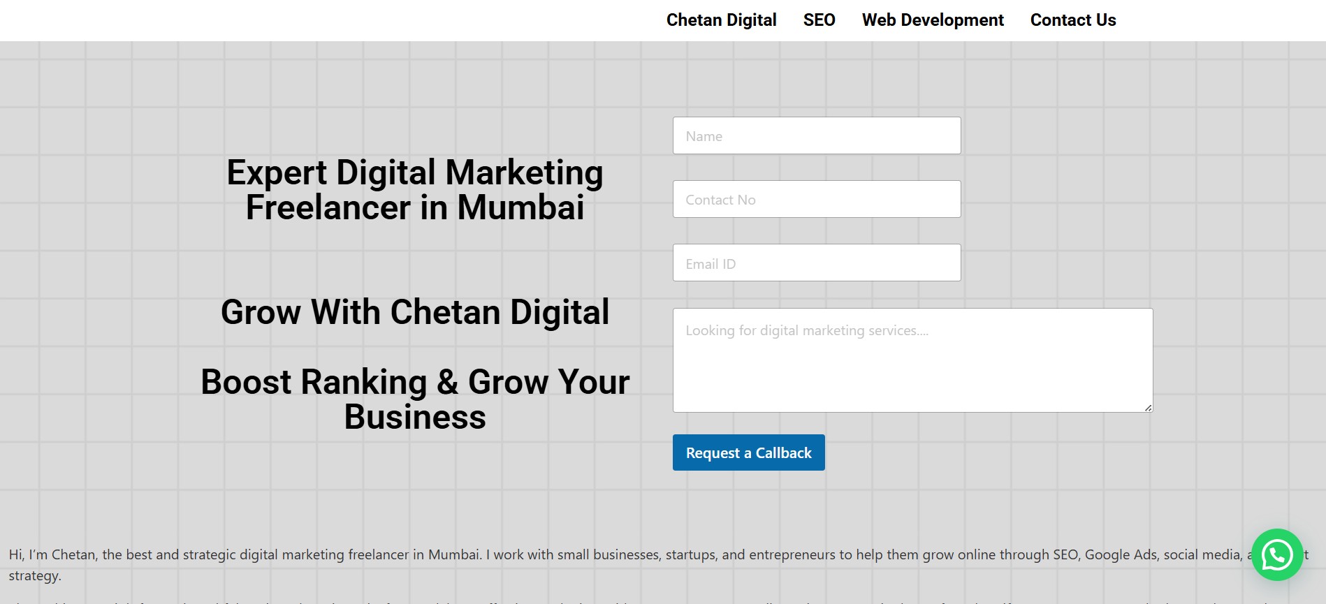 freelance digital marketing services