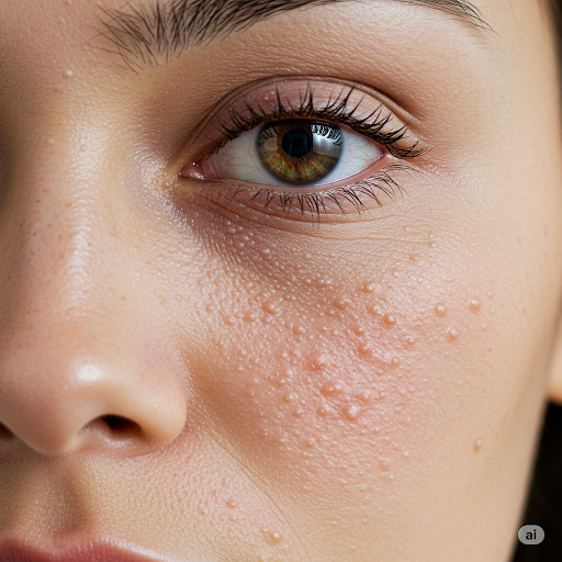 bumps around eyes